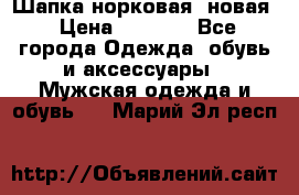 Шапка норковая, новая › Цена ­ 5 000 - Все города Одежда, обувь и аксессуары » Мужская одежда и обувь   . Марий Эл респ.